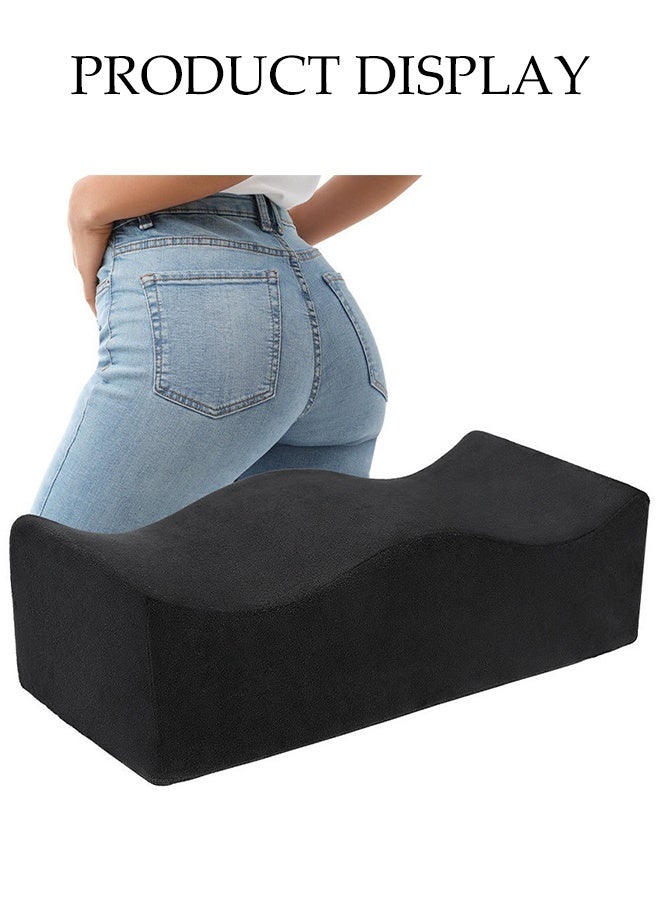DUNISO Portable BBL Pillow, Memory Foam Seat Cushion, Brazilian Seat Lift Pillow (Post Surgery Recovery), Hip Support Cushion, Car, Office, Computer Chair Leg Support  - Image 5