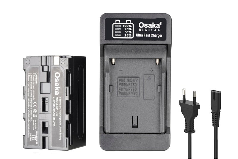 Osaka Ultra Fast Charger for Sony F960 F970 F980 F550 F750 Batteries - Image 1