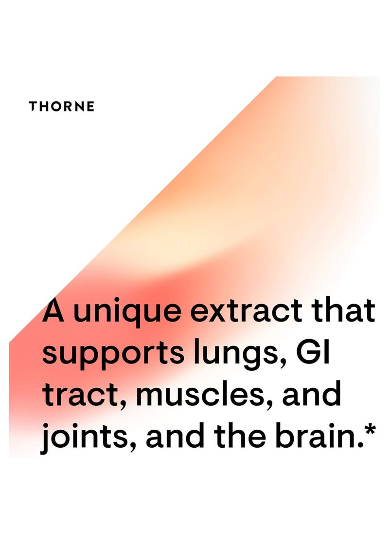 Thorne - Boswellia Phytosome Dietary Supplement - 60 Capsules - Image 1