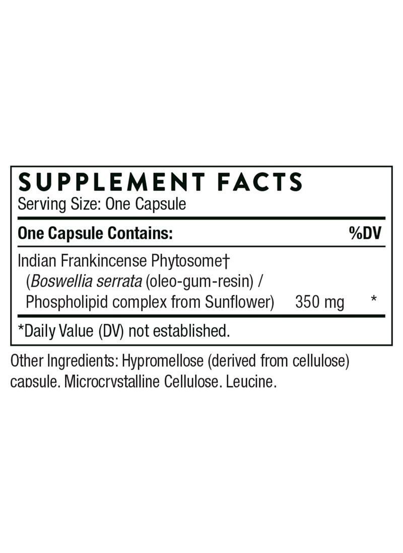 Thorne - Boswellia Phytosome Dietary Supplement - 60 Capsules - Image 1