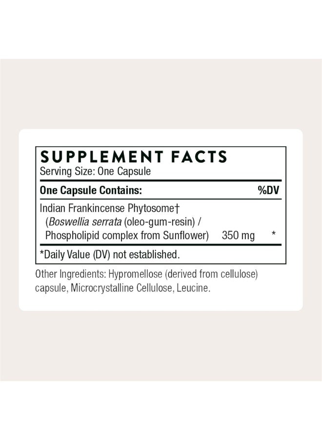 Thorne Boswellia Phytosome - Dietary Supplement - 60 Capsules - Image 2