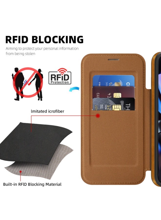 حافظة محفظة قلابة مغناطيسية لهاتف جوجل بيكسل 10/9 برو XL، غطاء مقاوم للصدمات مع حجب RFID - Image 4