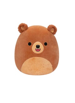Squishmallows 12 inch Stokely Kodiak Bear , Officially Licensed Kellytoy Plush Toy, Colorful Soft Toy, Gift for Kids, Girls & Boys Washable Squishy Stuff Toy Multicolor All Age  - Image 1