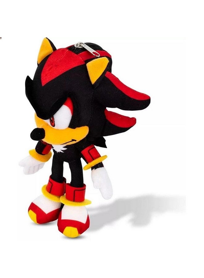 Sonic The Hedgehog Sonic The Hedgehog Shadow and Sonic 8" Plush Clip with Small Zipper Pouch - 2 pcs ( 1 of Each )  - Image 2