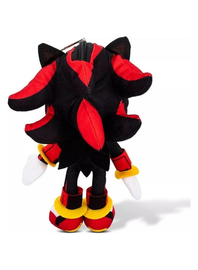 Sonic The Hedgehog Sonic The Hedgehog Shadow and Sonic 8" Plush Clip with Small Zipper Pouch - 2 pcs ( 1 of Each )  - Image 3