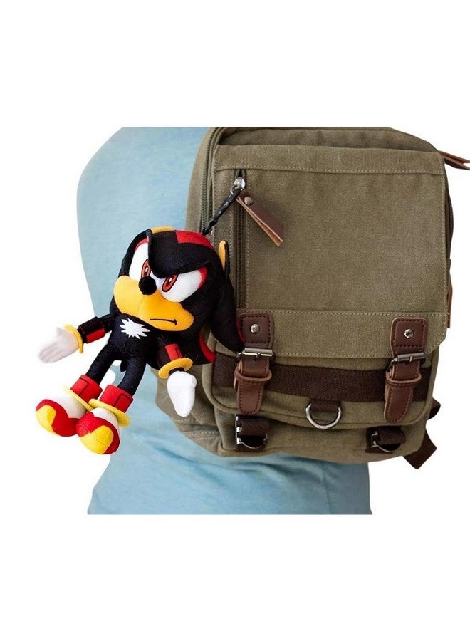 Sonic The Hedgehog Sonic The Hedgehog Shadow and Sonic 8" Plush Clip with Small Zipper Pouch - 2 pcs ( 1 of Each )  - Image 4