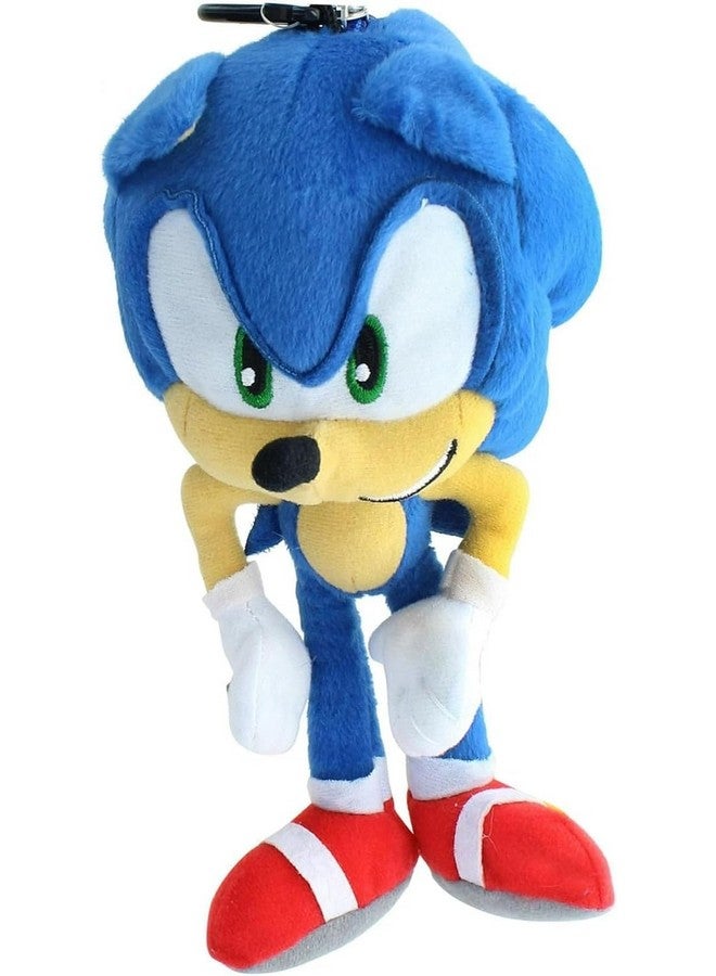 Sonic The Hedgehog Sonic The Hedgehog Shadow and Sonic 8" Plush Clip with Small Zipper Pouch - 2 pcs ( 1 of Each )  - Image 5