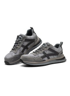 Verci Men Steel Toe Sneakers Safety Shoes Low top Work Shoe with Air Cushion Lightweight Breathable Puncture Proof (40 EUR)  - Image 1