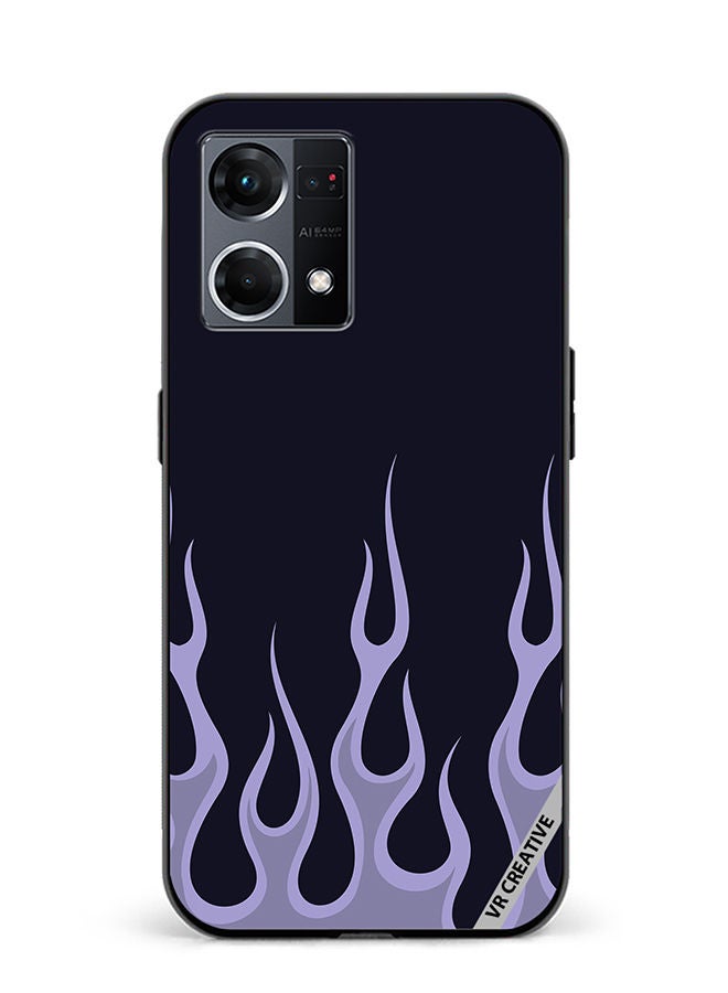 VR CREATIVE Protective Case Cover For Oppo Reno8 4G Texture Design Multicolour - Image 1