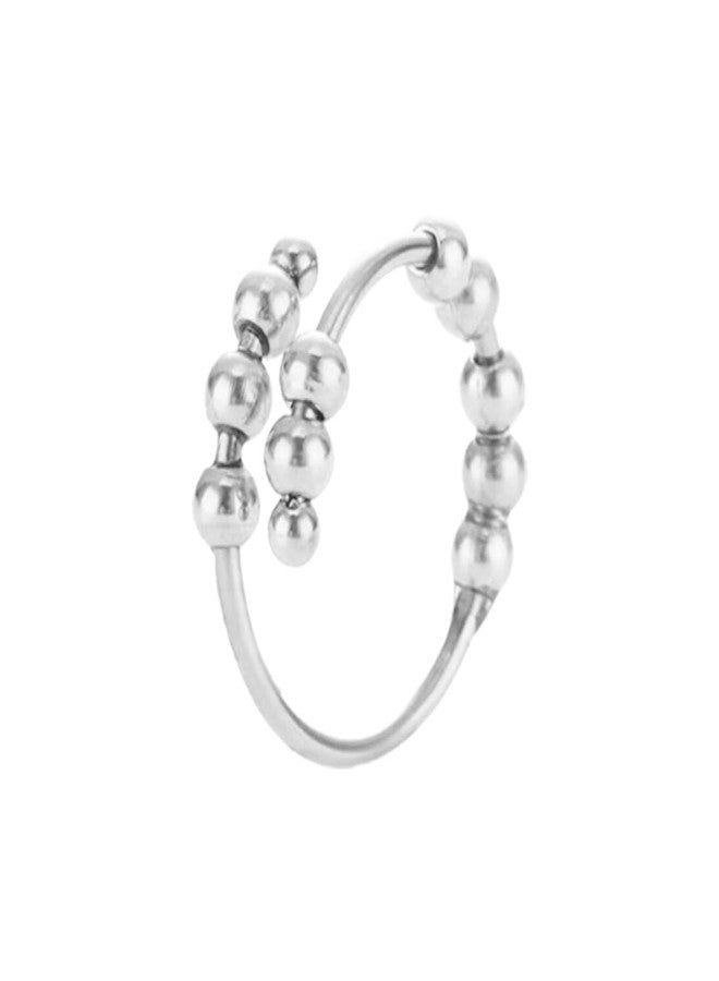 KACHEEG® Titanium Steel Rotating Ring | Adjustable Fidget Ring | Stylish Winding Design for Men & Women - Image 1