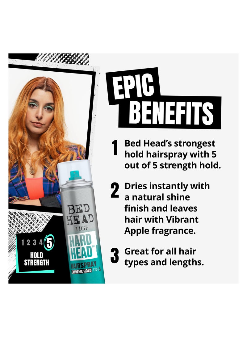 Bed Head Tigi Hard Head Hairspray Extreme Hold - Image 3