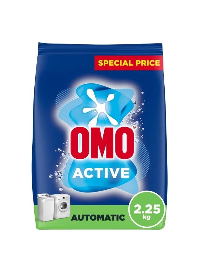 مسحوق غسيل اتوماتيكي باللون الأخضر 2.25كيلوجرام