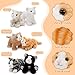 Tezituor 6 Pcs Bulk Kitten Stuffed Animal Set 71 Cute Small Cat Plush Toys Fluffy Kitty Plushies Baby Shower Decor Party Favors Birthday Gifts for Kids Girls Boys - Image 4