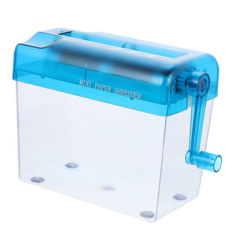Portable Manual Paper Shredder For Home Office Bills Documents Compact Design Easy Carry - Image 2
