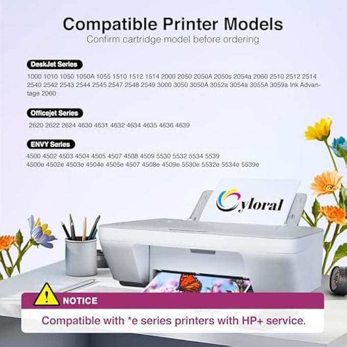 301XL INK CARTRIDGES COMPATIBLE WITH HP 301 301 XL (BLACK) WORK WITH OFFICEJET 2620 2622 4630 ENVY 4500 4504 5530 DESKJET 2540 3050 2510 1510 1000 1050 2050 3050A PRINTER (1 PACK) - Image 3