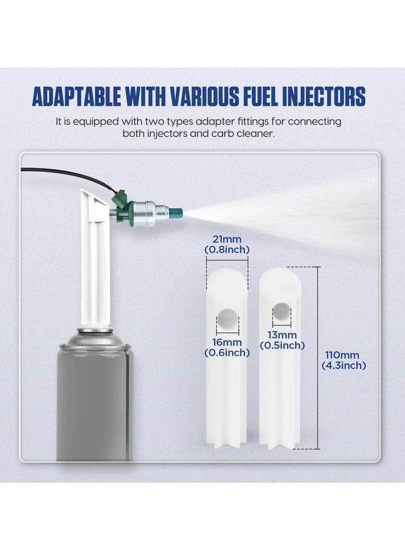 MRCARTOOL MRCARTOOL V30 Car Fuel Injector Tester Cleaner 6 Pulse Modes DIY Cleaning Tool Kit 12V Fuel Injector Flush Cleaner Adapter  - Image 3