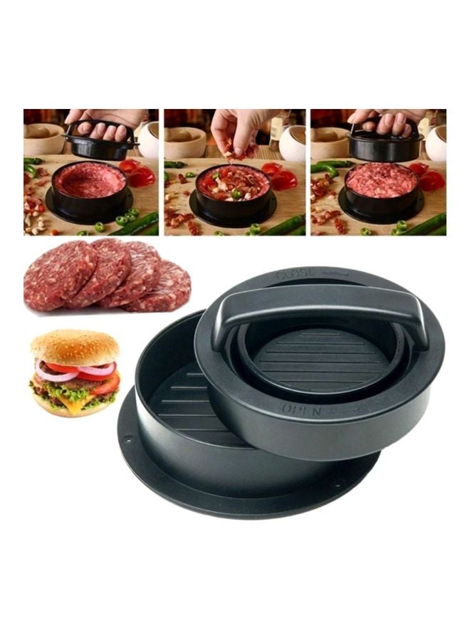 طقم أدوات مكبس لصنع البرغر أسود 12.5x6سم - Image 5