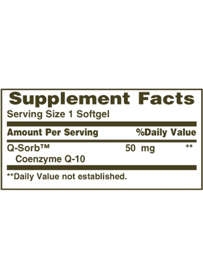 NATURE'S BOUNTY Q-Sorb Co Q- 10, 50Mg - 50 Softgels, Packaging May Vary  - Image 2