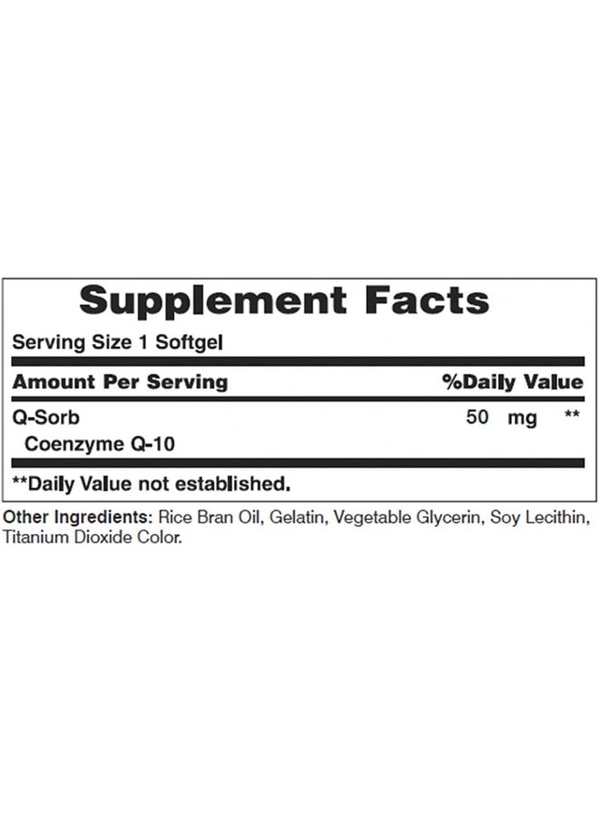 NATURE'S BOUNTY Q-Sorb Co Q- 10, 50Mg - 50 Softgels, Packaging May Vary  - Image 3