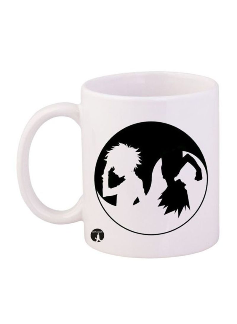 Hunter X Hunter Printed Mug White/Black 12ounce