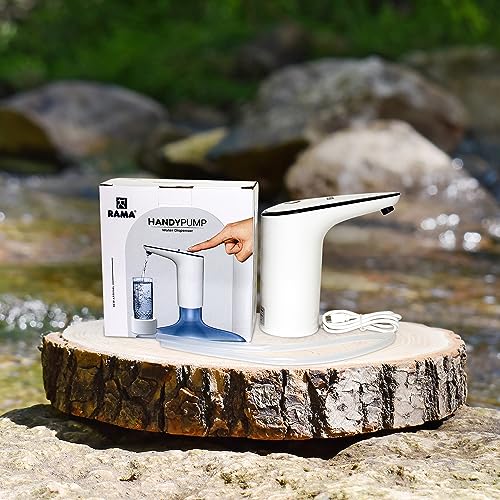 RAMA Handy Pump Automatic Wireless Water Dispenser for 20 Litre Water Can Bottle | Food Grade Faster Pumping Water Pump with USB Rechargeable Battery | 1200mAh Battery Lasts 3 Days on Single Charge - Image 4