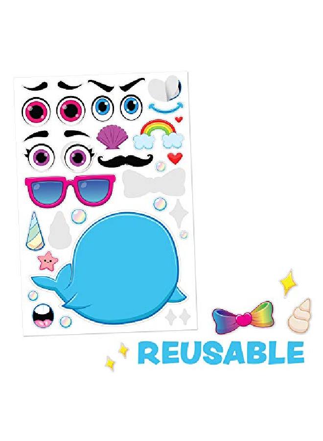 JOYIN 36 Pcs Makeaface Sticker Sheets Make Your Own Animal Mix And Match Sticker Sheets With Safaris Sea And Fantasy Animals Kids Party Favor Supplies Craft - Image 5