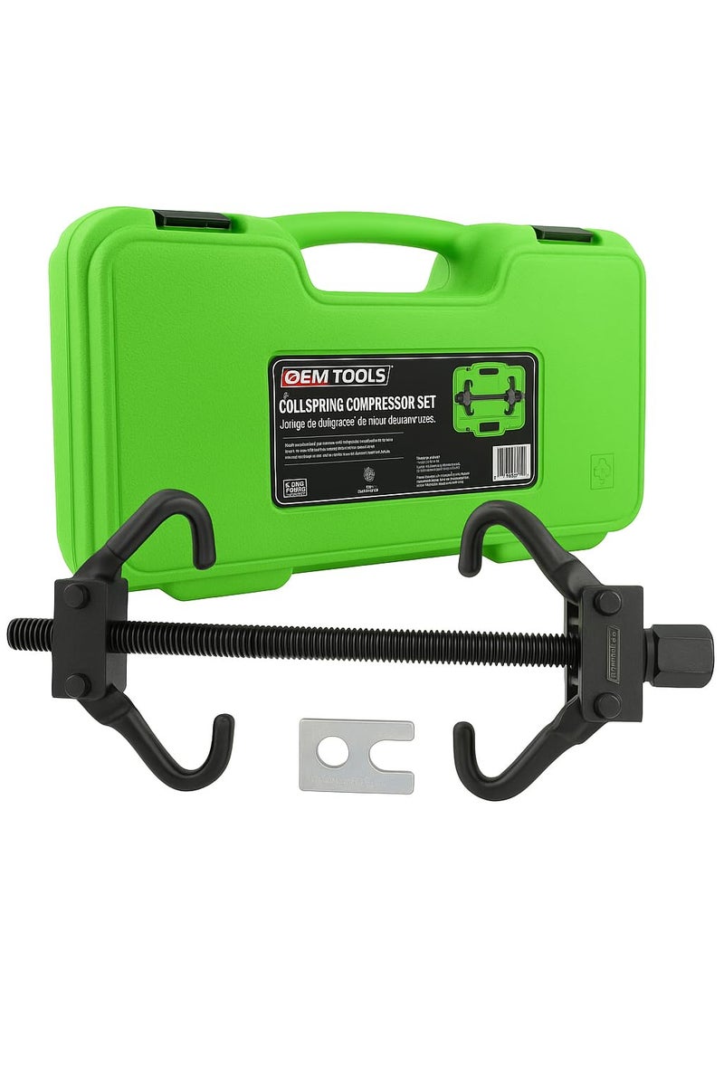 OEMTOOLS 37200 Coil Spring Compressor, Compress Coil Springs on All Passenger Trucks & Autos, Safety Tool for Installing & Removing Coil Springs, Fits Most Macpherson Coil Springs - Image 1