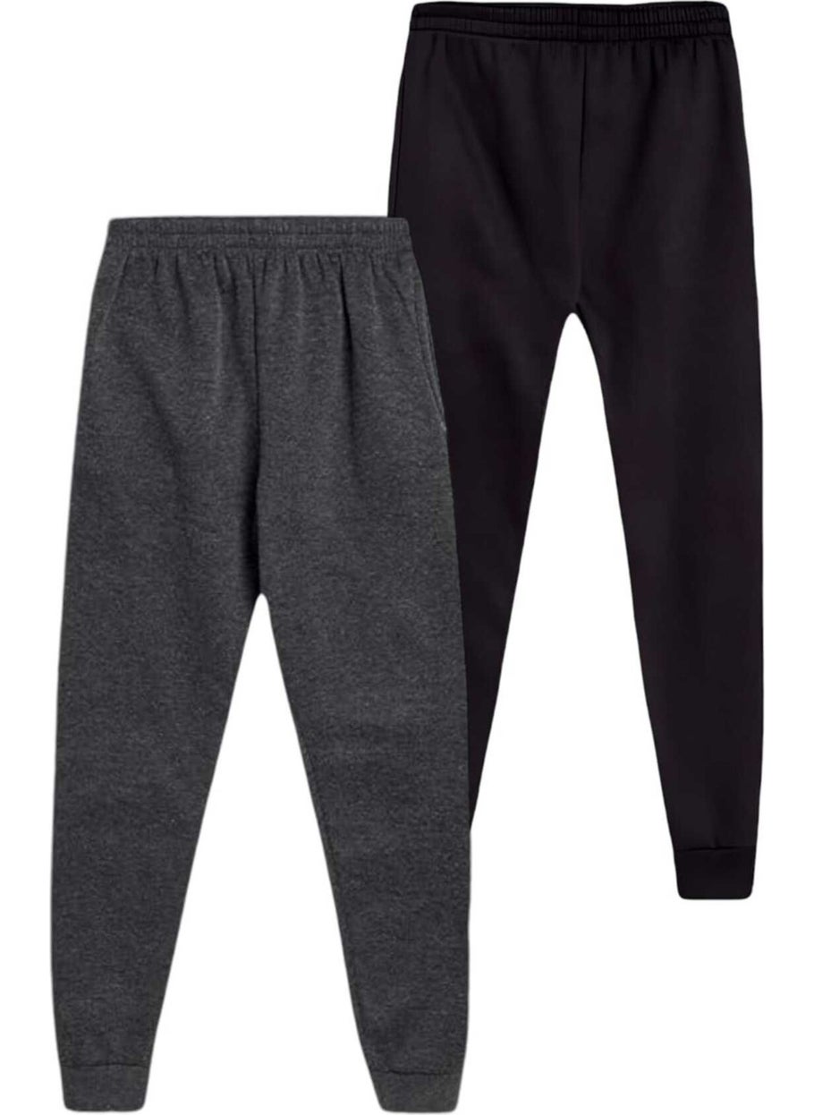 Mood Agenda Kids Elastic Waist Jogger Sweatpants Set of 2  - Image 3