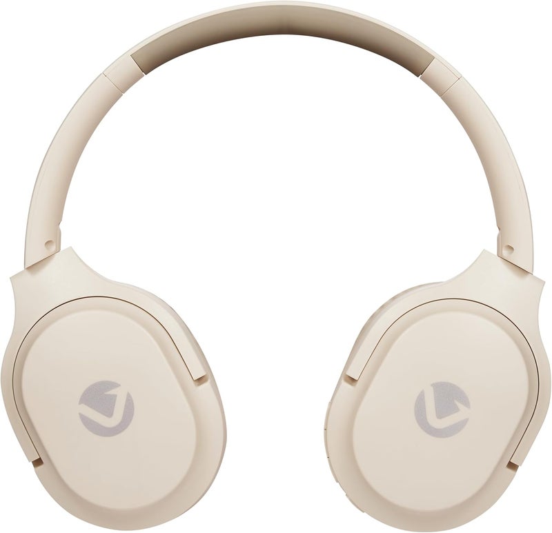 Volkano Pebble Series BT Headphones - Wireless Bluetooth, 24 Hour Playtime, Foldable, FM Radio, Micro SD Slot, Khaki - Image 4