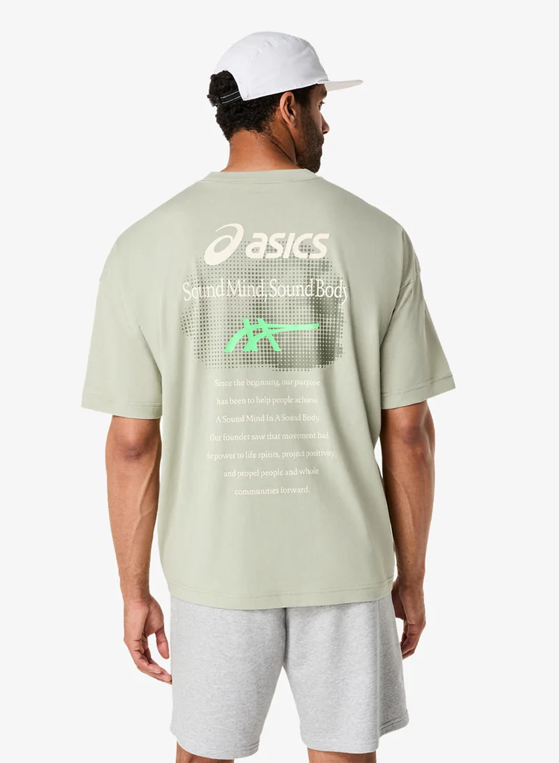 اسيكس Cloud Graphic Logo T-Shirt