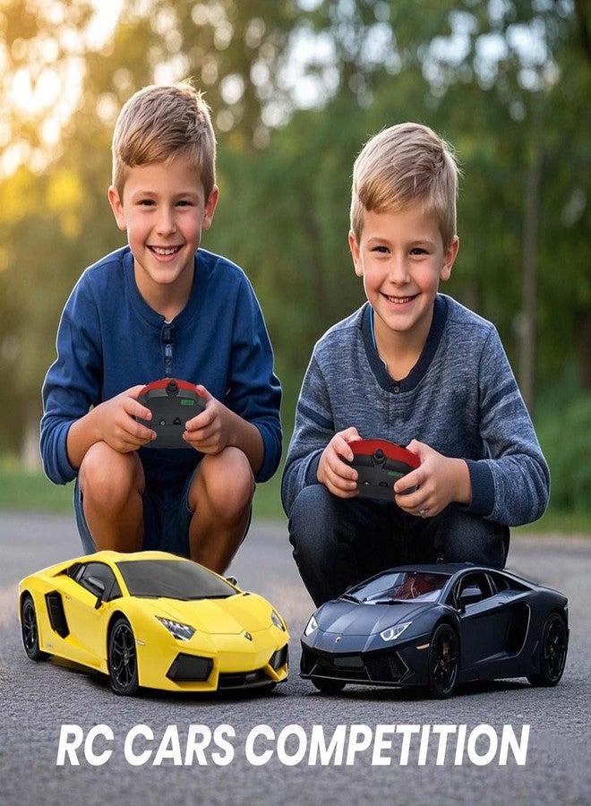 QUN FENG Official Licensed Lamo LP-700 1:18 Scale Remote Control Car for Kids 8-12 Years, RC Car, 2.4GHz Matte Black - Image 4