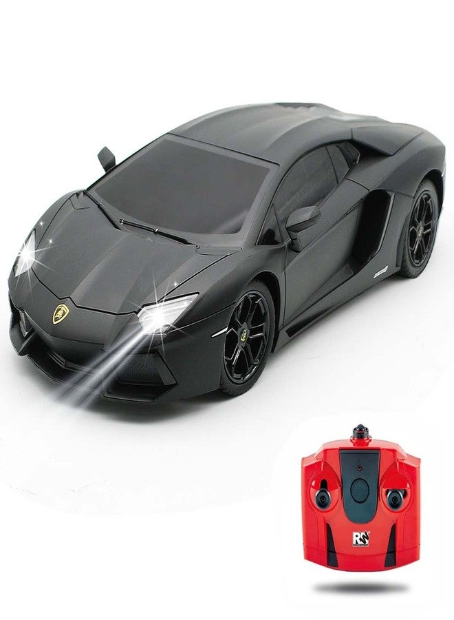 QUN FENG Official Licensed Lamo LP-700 1:18 Scale Remote Control Car for Kids 8-12 Years, RC Car, 2.4GHz Matte Black - Image 1