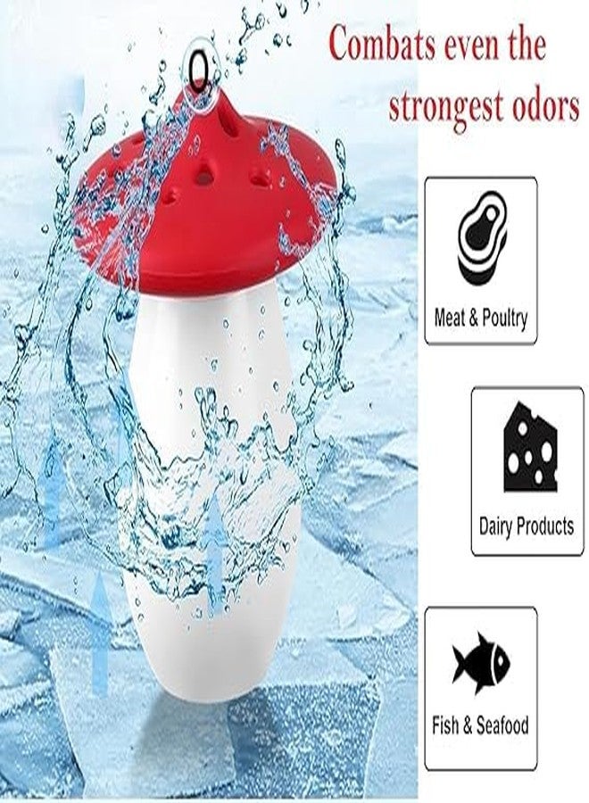 GNOLY Fridge Deodorizer Odour Absorber - Mushroom Shaped Refrigerator Baking Soda Deodorizer Holder - Image 4
