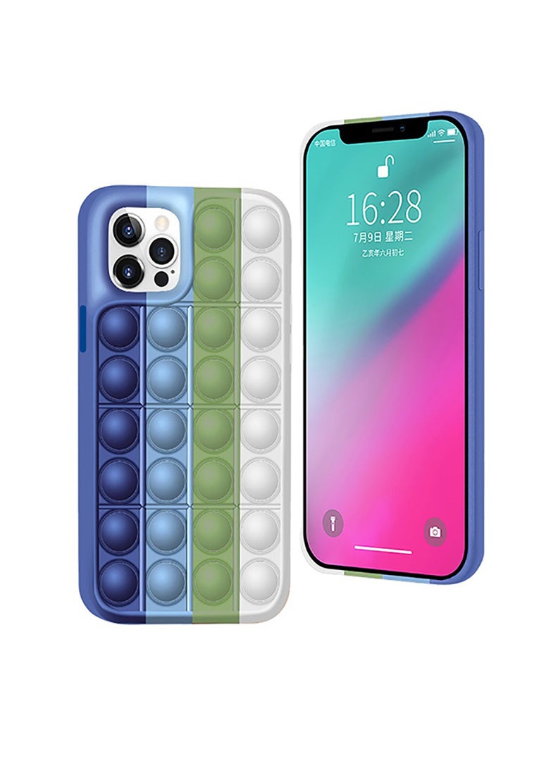 Theodor غطاء واقي لجراب لعبة فidget Push Pop Bubble لهاتف iPhone 11 Pro Max متعدد الألوان - Image 1