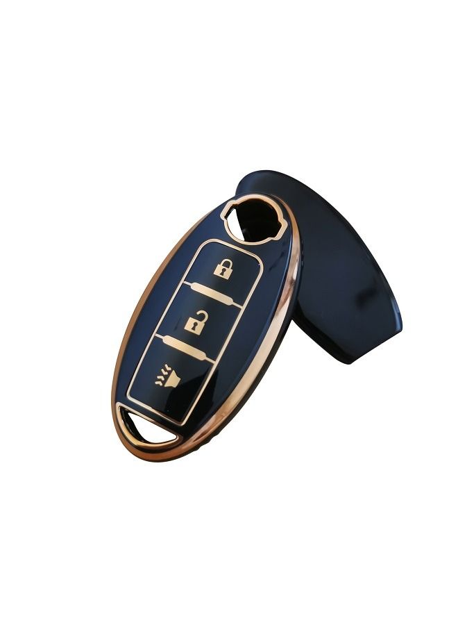 Generic Smart Key Fob Case Soft TPU Cover Compatible with Infiniti EX35 EX37 FX35 FX37 FX45 FX50 Q70 QX50 QX70 for Nissan 370Z Armada Cube Juke Leaf Murano Pathfinder Quest Rogue  - Image 1