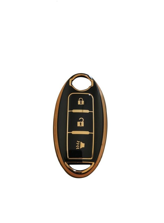Generic Smart Key Fob Case Soft TPU Cover Compatible with Infiniti EX35 EX37 FX35 FX37 FX45 FX50 Q70 QX50 QX70 for Nissan 370Z Armada Cube Juke Leaf Murano Pathfinder Quest Rogue  - Image 2