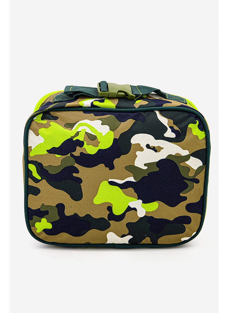 Champion - Women Branded Camouflage Lunch Bag 27 L x 20 H x 10 W cm, Olive - Image 1