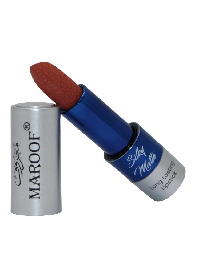MAROOF Silky Matte Long Lasting Lipstick 3.8g, 15 Cinnamon Brown - Image 3