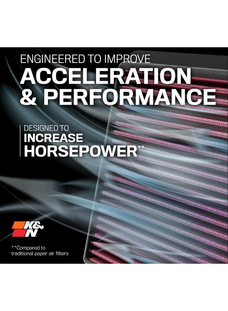 K&N HIGH-FLOW POWERSPORTS LIFETIME ENGINE FILTER: YAMAHA - Image 2