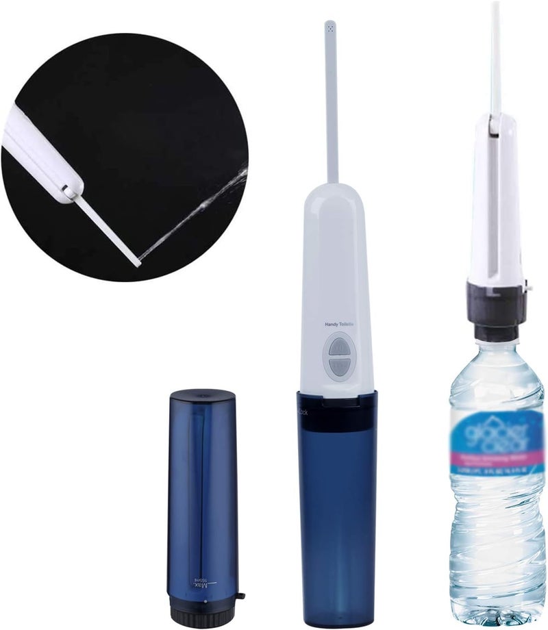 Hibbent Portable Bidet for Travel, High Pressure Handheld Electric Sprayer, Rechargeable Travel Bidet for Women & Men, Personal Hygiene Cleaning, Soothing Postpartum Care, Blue - Image 1