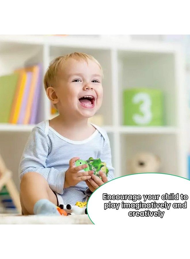 Anboor Pop Fidget Toys 3D Silicone Turtle Push Bubbles Sensory Toy Pop Stress Ball Anxiety Stress Reliever Toy For Autism Early Education Gift (2 Pack) - Image 5