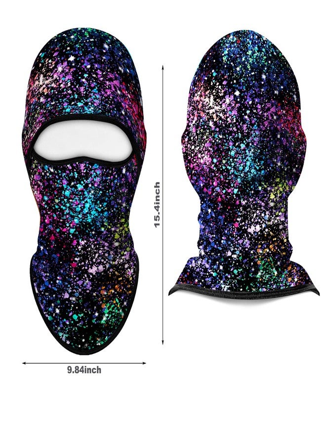 Obacle Balaclava Face Mask Men Women for Winter Cold Weather Ski Hunting (Galaxy Colorful) - Image 5