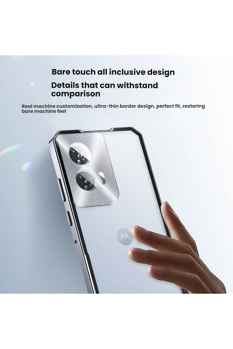 general Suitable for Motorola Edge50 Fusion metal phone case, matte finish, shockproof, textured protection - Image 2