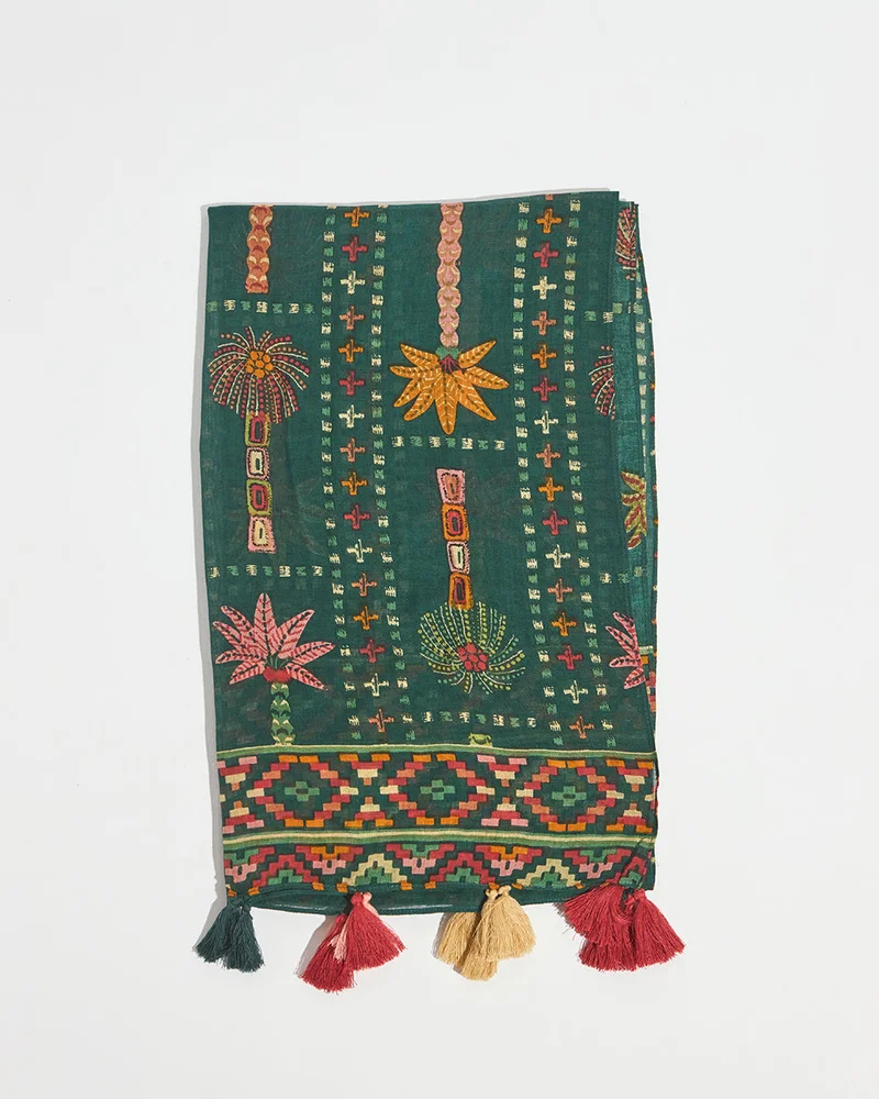 Chumbak  Palm Kilim Scarf for Women | Best Price UAE