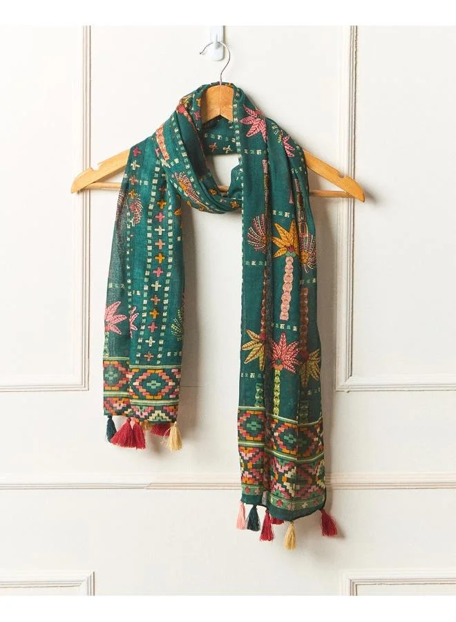 Chumbak  Palm Kilim Scarf for Women | Best Price UAE