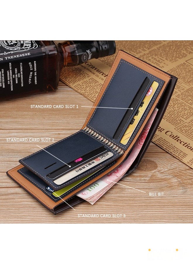 Men Leather Wallet Durable Bifold Design with Multiple Card Slots - pzsku/Z614429677CFCE6FC8163Z/45/_/1692278435/0439b97f-a958-48af-b69a-5a173452eaa8