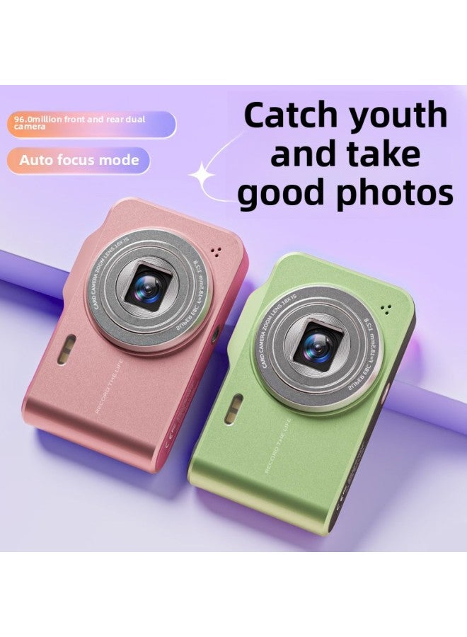 Generic HD Student Party Dedicated Digital Camera Small Portable Retro Ccd Campus Travel Vlog Selfie Camera-Body Color:Memory Card-64g  - Image 2