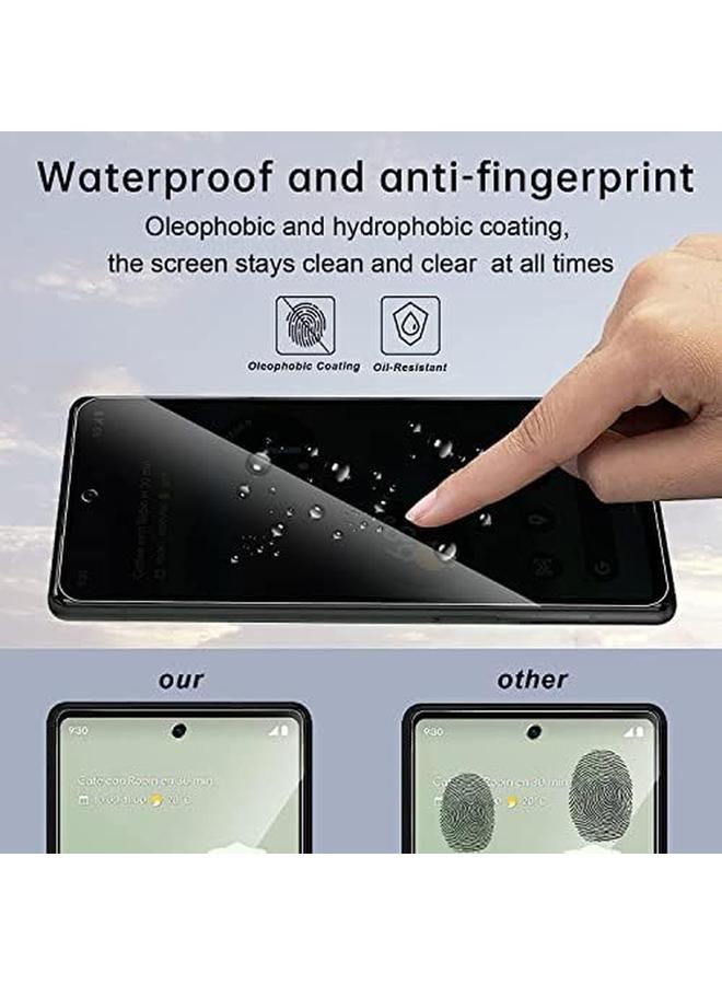 erorex Privacy Screen Protector For Google Pixel 6A With Clear Case Anti Spy Soft Screen Replacemnt Film With Back Cover For Google Pixel 6A Not Glass - Image 4