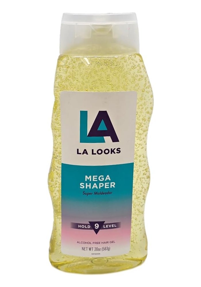 L.A. Looks Mega Shaper Hair Gel - Super Hold Level 9 - 20 Oz (567g) - Image 2