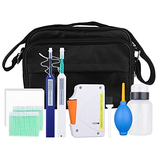 Duogalia Fiber Optic Connector Cleaning Kit with 1.25mm/2.5mm Cleaner Pens and Cassette for SC/FC/ST/LC/MU Connectors - Image 1